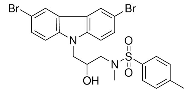 N-(3-(3,6-DI-BR-9H-CARBAZOL-9-YL)-2-HYDROXYPROPYL)N,4-DIMETHYLBENZENESULFONAMIDE AldrichCPR