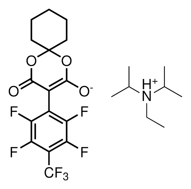 N-Ethyl-N-isopropylpropan-2-aminium 4-oxo-3-(2,3,5,6-tetrafluoro-4-(trifluoromethyl)phenyl)-1,5-dioxaspiro[5.5]undec-2-en-2-olate