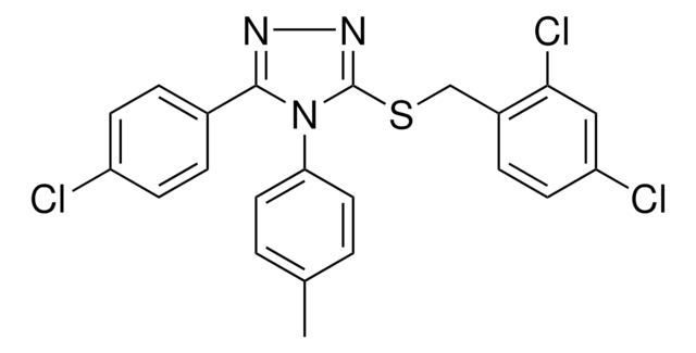 3-(4-CL-PH)-5-((2,4-DICHLOROBENZYL)THIO)-4-(4-METHYLPHENYL)-4H-1,2,4-TRIAZOLE AldrichCPR