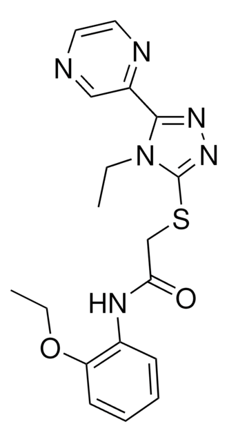 N-(2-ETHOXYPHENYL)-2-((4-ET-5-(2-PYRAZINYL)-4H-1,2,4-TRIAZOL-3-YL)THIO)ACETAMIDE AldrichCPR