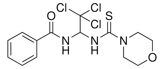 N-(2,2,2-TRICHLORO-1-((MORPHOLINE-4-CARBOTHIOYL)-AMINO)-ETHYL)-BENZAMIDE AldrichCPR