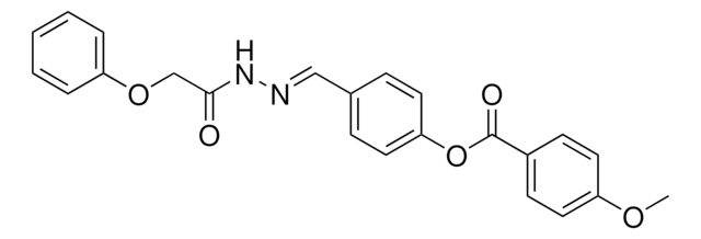 4-((2-(2-PHENOXYACETYL)HYDRAZONO)METHYL)PHENYL 4-METHOXYBENZOATE AldrichCPR