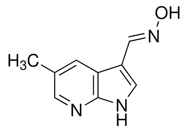 (E)-5-Methyl-1H-pyrrolo[2,3-b]pyridine-3-carbaldehyde oxime AldrichCPR