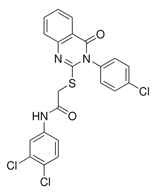 2-{[3-(4-CHLOROPHENYL)-4-OXO-3,4-DIHYDRO-2-QUINAZOLINYL]SULFANYL}-N-(3,4-DICHLOROPHENYL)ACETAMIDE AldrichCPR