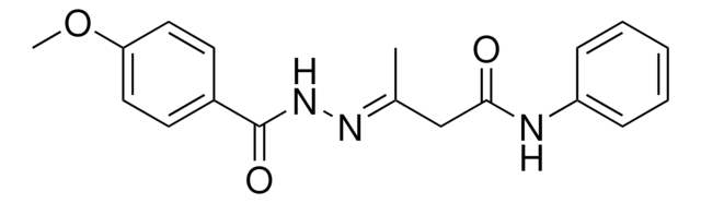 3-((4-METHOXYBENZOYL)HYDRAZONO)-N-PHENYLBUTANAMIDE AldrichCPR