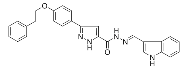 N'-(1H-INDOL-3-YLMETHYLENE)-3-(4-(2-PH-ETHOXY)PH)-1H-PYRAZOLE-5-CARBOHYDRAZIDE AldrichCPR