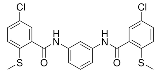 5-CHLORO-N-(3-{[5-CHLORO-2-(METHYLSULFANYL)BENZOYL]AMINO}PHENYL)-2-(METHYLSULFANYL)BENZAMIDE AldrichCPR