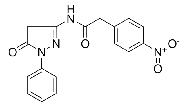 2-(4-NITROPHENYL)-N-(5-OXO-1-PHENYL-4,5-DIHYDRO-1H-PYRAZOL-3-YL)ACETAMIDE AldrichCPR