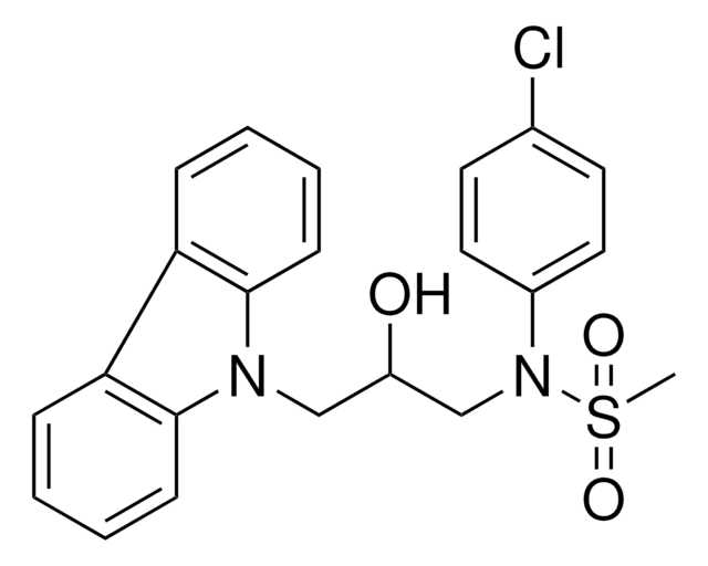 N-(3-(9H-CARBAZOL-9-YL)-2-HYDROXYPROPYL)-N-(4-CHLOROPHENYL)METHANESULFONAMIDE AldrichCPR