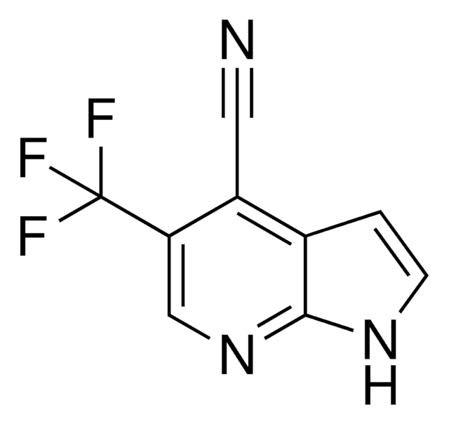 5-(Trifluoromethyl)-1H-pyrrolo[2,3-b]pyridine-4-carbonitrile AldrichCPR