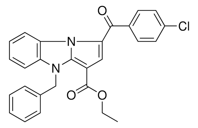 ETHYL 4-BENZYL-1-(4-CHLOROBENZOYL)-4H-PYRROLO[1,2-A]BENZIMIDAZOLE-3-CARBOXYLATE AldrichCPR