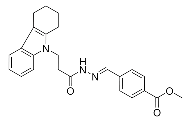 METHYL 4-((E)-{[3-(1,2,3,4-TETRAHYDRO-9H-CARBAZOL-9-YL)PROPANOYL]HYDRAZONO}METHYL)BENZOATE AldrichCPR