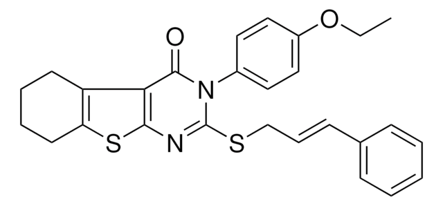 3-(4-ETHOXYPHENYL)-2-{[(2E)-3-PHENYL-2-PROPENYL]SULFANYL}-5,6,7,8-TETRAHYDRO[1]BENZOTHIENO[2,3-D]PYRIMIDIN-4(3H)-ONE AldrichCPR