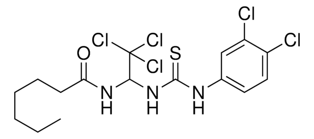 N-(2,2,2-TRICHLORO-1-(((3,4-DICHLOROANILINO)CARBOTHIOYL)AMINO)ETHYL)HEPTANAMIDE AldrichCPR