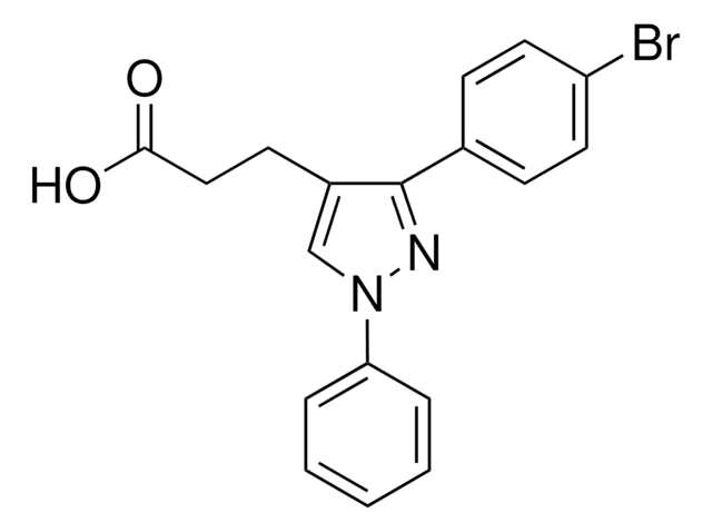 3-(4-Bromophenyl)-1-phenylpyrazole-4-propionic acid 97%