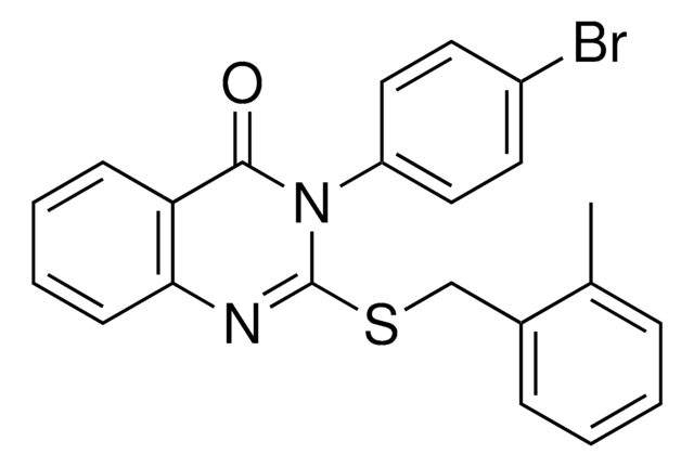 3-(4-BROMOPHENYL)-2-((2-METHYLBENZYL)THIO)-4(3H)-QUINAZOLINONE AldrichCPR