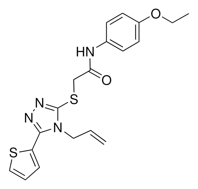 2-{[4-ALLYL-5-(2-THIENYL)-4H-1,2,4-TRIAZOL-3-YL]SULFANYL}-N-(4-ETHOXYPHENYL)ACETAMIDE AldrichCPR