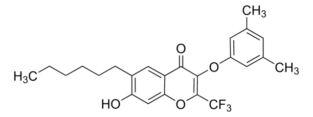 3-(3,5-Dimethylphenoxy)-6-hexyl-7-hydroxy-2-(trifluoromethyl)-4H-chromen-4-one AldrichCPR