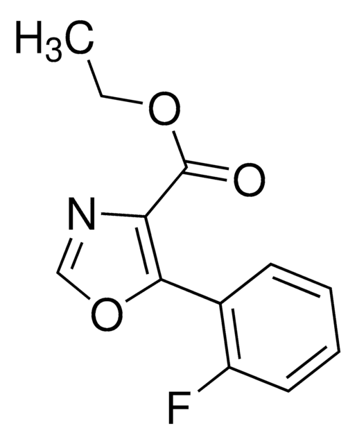 Ethyl 5-(2-fluorophenyl)-1,3-oxazole-4-carboxylate AldrichCPR