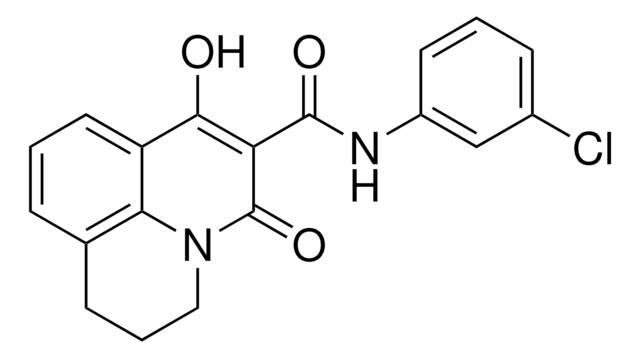 N-(3-CHLOROPHENYL)-7-HYDROXY-5-OXO-2,3-DIHYDRO-1H,5H-PYRIDO[3,2,1-IJ]QUINOLINE-6-CARBOXAMIDE AldrichCPR