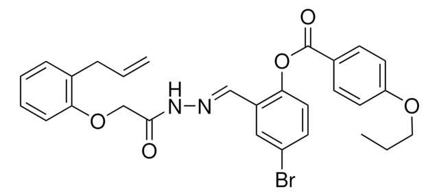 2-(2-((2-ALLYLPHENOXY)ACETYL)CARBOHYDRAZONOYL)-4-BROMOPHENYL 4-PROPOXYBENZOATE AldrichCPR