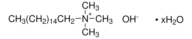 Hexadecyltrimethylammonium hydroxide hydrate &#8805;98.0% (calc. based on dry substance, T)