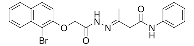 3-((((1-BROMO-2-NAPHTHYL)OXY)ACETYL)HYDRAZONO)-N-PHENYLBUTANAMIDE AldrichCPR