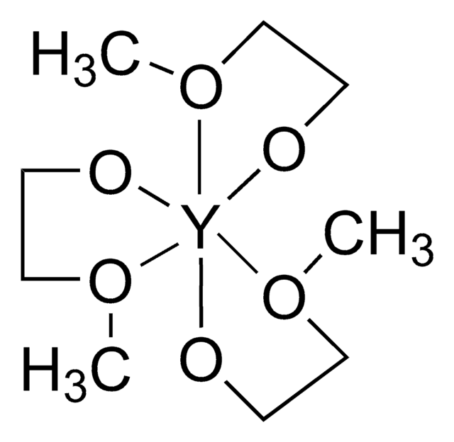 Yttrium 2-methoxyethoxide solution 15-20&#160;wt. % in 2-methoxyethanol