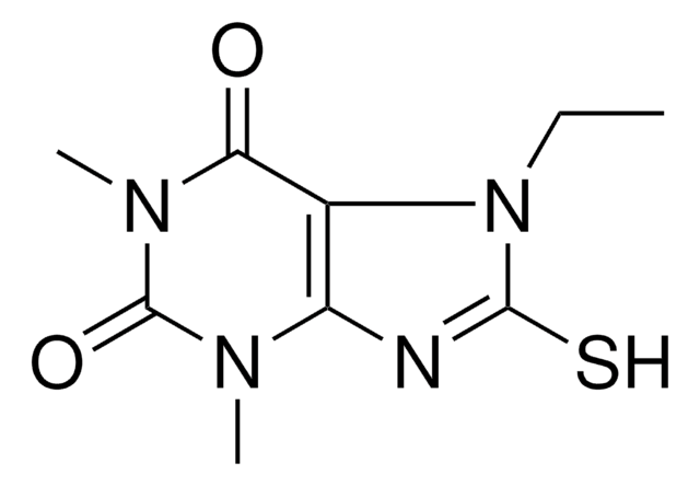 7-ETHYL-8-MERCAPTO-1,3-DIMETHYL-3,7-DIHYDRO-1H-PURINE-2,6-DIONE AldrichCPR