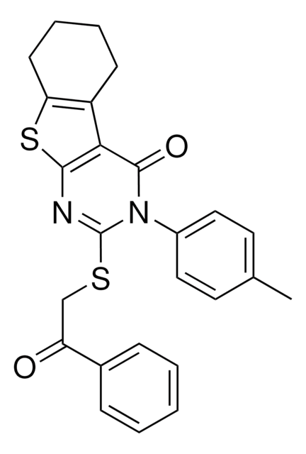 3-(4-METHYLPHENYL)-2-[(2-OXO-2-PHENYLETHYL)SULFANYL]-5,6,7,8-TETRAHYDRO[1]BENZOTHIENO[2,3-D]PYRIMIDIN-4(3H)-ONE AldrichCPR