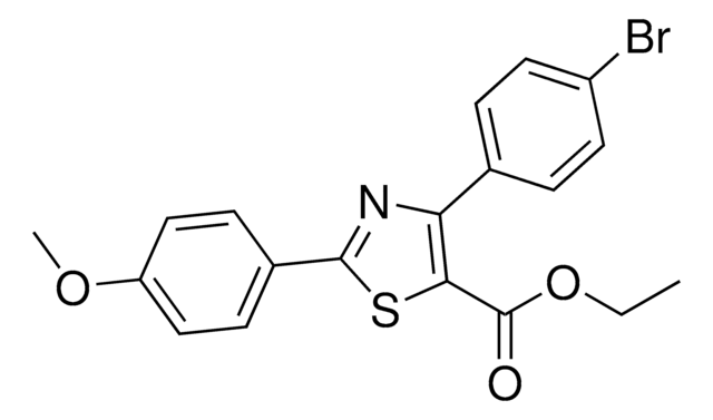 Ethyl 4-(4-bromophenyl)-2-(4-methoxyphenyl)thiazole-5-carboxylate AldrichCPR