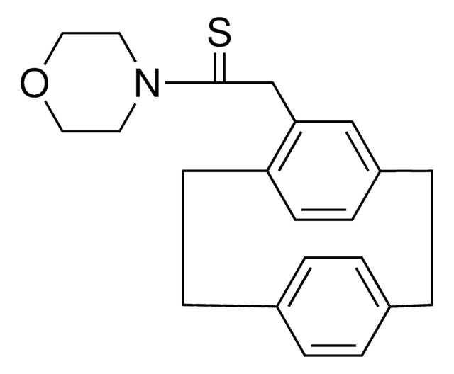 1-MORPHOLIN-4-YL-2-TRICYCLO(8.2.2.2(4,7))HEXADECA-HEXAEN-5-YL-ETHANETHIONE AldrichCPR