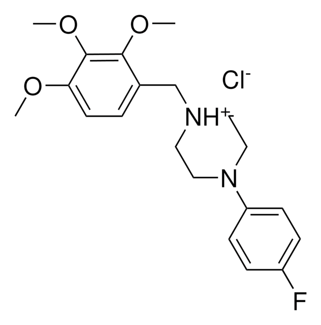 1-(4-FLUOROPHENYL)-4-(2,3,4-TRIMETHOXYBENZYL)PIPERAZIN-4-IUM CHLORIDE AldrichCPR