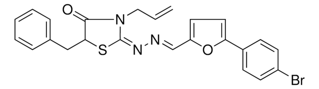 5-(4-BROMOPHENYL)-2-FURALDEHYDE [(2E)-3-ALLYL-5-BENZYL-4-OXO-1,3-THIAZOLIDIN-2-YLIDENE]HYDRAZONE AldrichCPR