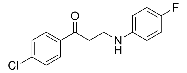 1-(4-CHLOROPHENYL)-3-(4-FLUOROANILINO)-1-PROPANONE AldrichCPR