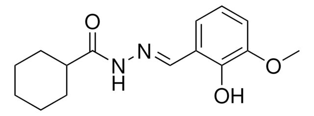 N'-(2-HYDROXY-3-METHOXYBENZYLIDENE)CYCLOHEXANECARBOHYDRAZIDE AldrichCPR