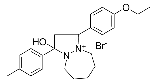 3-(4-ETHOXYPHENYL)-1-HYDROXY-1-(4-METHYLPHENYL)-1H,2H,5H,6H,7H,8H,9H-PYRAZOLO[1,2-A][1,2]DIAZEPIN-4-IUM BROMIDE AldrichCPR