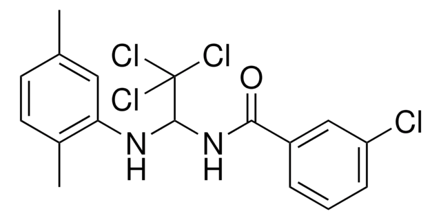 3-CHLORO-N-(2,2,2-TRICHLORO-1-(2,5-DIMETHYLANILINO)ETHYL)BENZAMIDE AldrichCPR