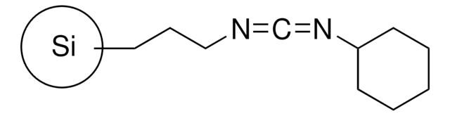 3-(1-Cyclohexylcarbodiimido)propyl-functionalized silica gel 200-400&#160;mesh, extent of labeling: 0.9&#160;mmol/g loading