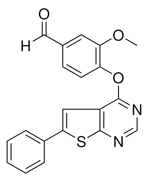 3-METHOXY-4-((6-PHENYLTHIENO(2,3-D)PYRIMIDIN-4-YL)OXY)BENZALDEHYDE AldrichCPR