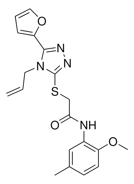 2-{[4-ALLYL-5-(2-FURYL)-4H-1,2,4-TRIAZOL-3-YL]SULFANYL}-N-(2-METHOXY-5-METHYLPHENYL)ACETAMIDE AldrichCPR