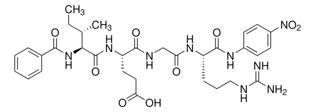 N&#945;-Benzoyl-L-isoleucyl-L-glutamyl-glycyl-L-arginine-4-nitroanilide &#8805;97.0% (HPLC)