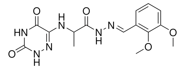 N'-[(E)-(2,3-DIMETHOXYPHENYL)METHYLIDENE]-2-[(3,5-DIOXO-2,3,4,5-TETRAHYDRO-1,2,4-TRIAZIN-6-YL)AMINO]PROPANOHYDRAZIDE AldrichCPR