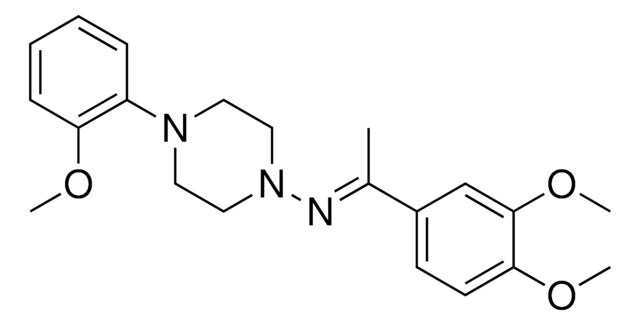 N-(1-(3,4-DIMETHOXYPHENYL)ETHYLIDENE)-4-(2-METHOXYPHENYL)-1-PIPERAZINAMINE AldrichCPR