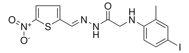 2-(4-IODO-2-METHYLANILINO)-N'-((5-NITRO-2-THIENYL)METHYLENE)ACETOHYDRAZIDE AldrichCPR