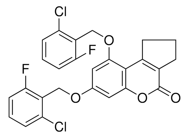 7,9-BIS((2-CHLORO-6-FLUOROBENZYL)OXY)-2,3-DIHYDROCYCLOPENTA(C)CHROMEN-4(1H)-ONE AldrichCPR