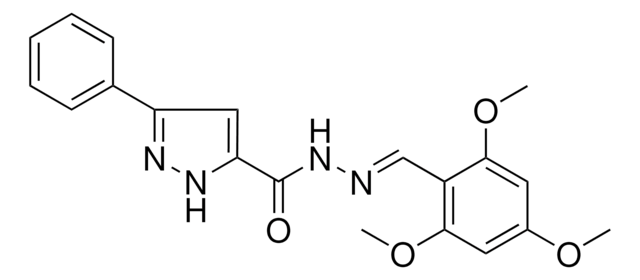 3-PHENYL-N'-(2,4,6-TRIMETHOXYBENZYLIDENE)-1H-PYRAZOLE-5-CARBOHYDRAZIDE AldrichCPR