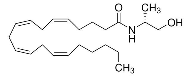 R(+)-Methanandamide 5&#160;mg/mL in absolute ethanol, &#8805;96% (HPLC)