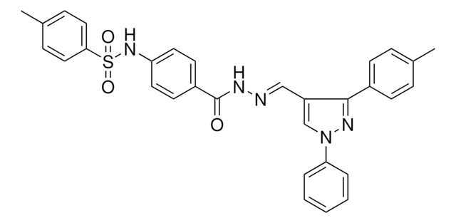 4-METHYL-N-{4-[((2E)-2-{[3-(4-METHYLPHENYL)-1-PHENYL-1H-PYRAZOL-4-YL]METHYLENE}HYDRAZINO)CARBONYL]PHENYL}BENZENESULFONAMIDE AldrichCPR