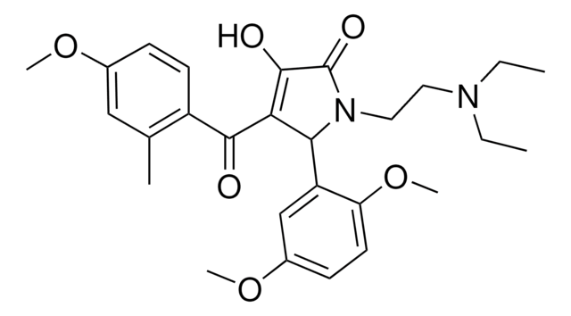 1-[2-(DIETHYLAMINO)ETHYL]-5-(2,5-DIMETHOXYPHENYL)-3-HYDROXY-4-(4-METHOXY-2-METHYLBENZOYL)-1,5-DIHYDRO-2H-PYRROL-2-ONE AldrichCPR